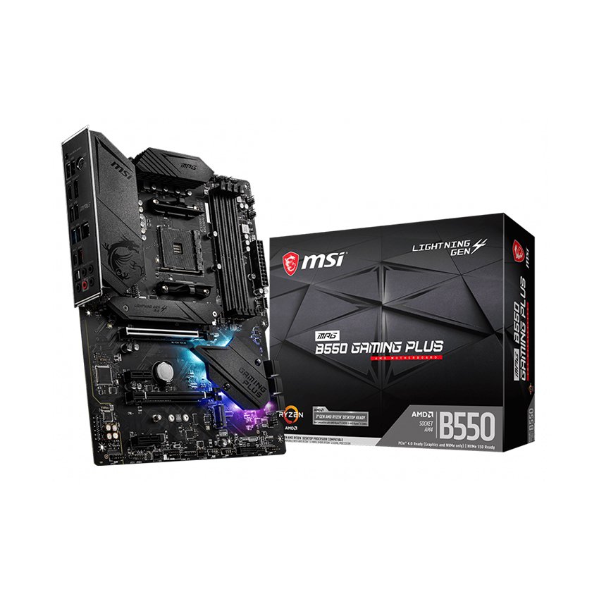 Mainboard MSI MPG B550 GAMING PLUS (AMD B550 Socket AM4 ATX 4 khe