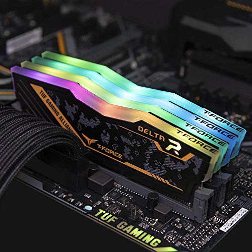 Ram TeamGroup T-FORCE DELTA TUF Gaming Alliance RGB 16GB DRR4 3200MHz