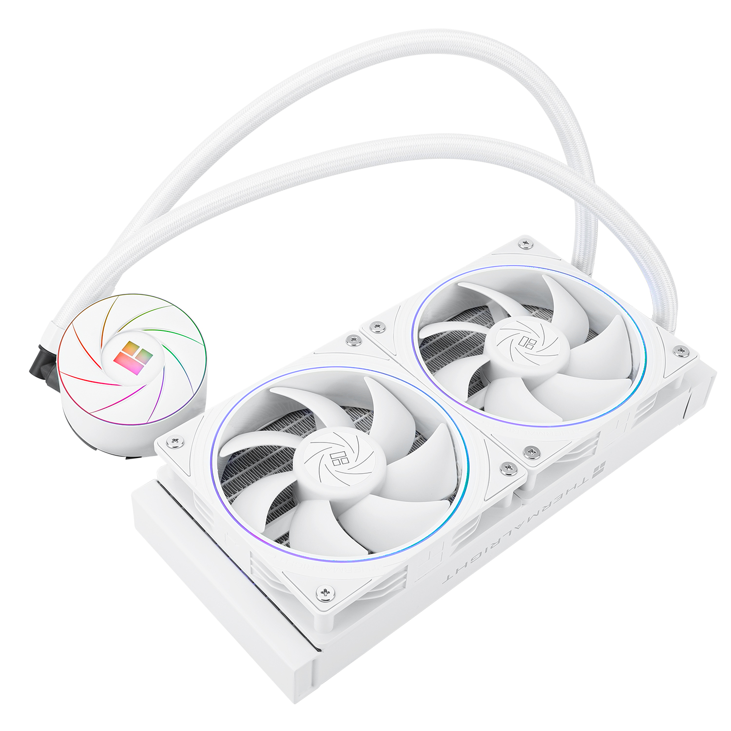 Thermalright Aqua Elite 240 white V3 vloeibare CPU-koeler, 240 koelrijen, 2 x 120 mm PWM-ventilator, S-FDB-lagers, voor AMD/AM4/AM5, intel LGA1150/ 1151/1155/1156/1200/2011/1700, desktop, AIO Thermalright Aqua Elite 240 white V3 vloeibare CPU-koeler, 240 koelrijen, 2 x 120 mm PWM-ventilator, S-FDB-lagers, voor AMD/AM4/AM5, intel LGA1150/ 1151/1155/1156/1200/2011/1700, desktop, AIO